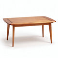 Mesa de café de madera natural color miel 120 x 80 x 45cm